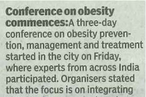 Dr. Mahendra Narwaria and AB Plus Hospital at Obesity India 2024